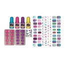 Crazy Chic Shiny Glow in the Dark Nail Polish and Nail Art Kit Clementoni