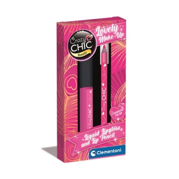 Crazy Chic Strawberry lip gloss and lip liner Clementoni