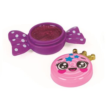 Crazy Chic White Dots candy-shaped lip gloss Clementoni