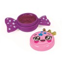 Crazy Chic White Dots candy-shaped lip gloss Clementoni