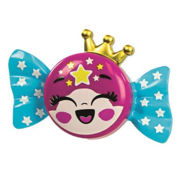 Crazy Chic White Star candy-shaped lip gloss Clementoni