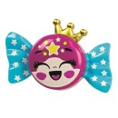 Crazy Chic White Star candy-shaped lip gloss Clementoni