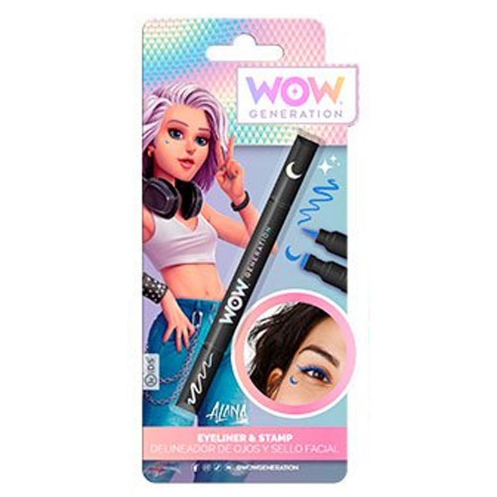 WOW Generation blue eyeliner and stamp set
