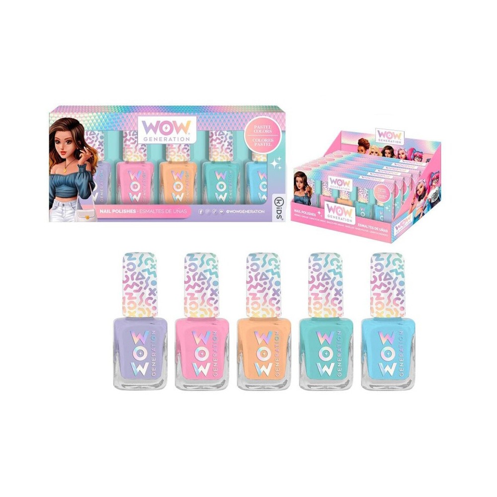 WOW Generation colorful nail polish set 5 pieces