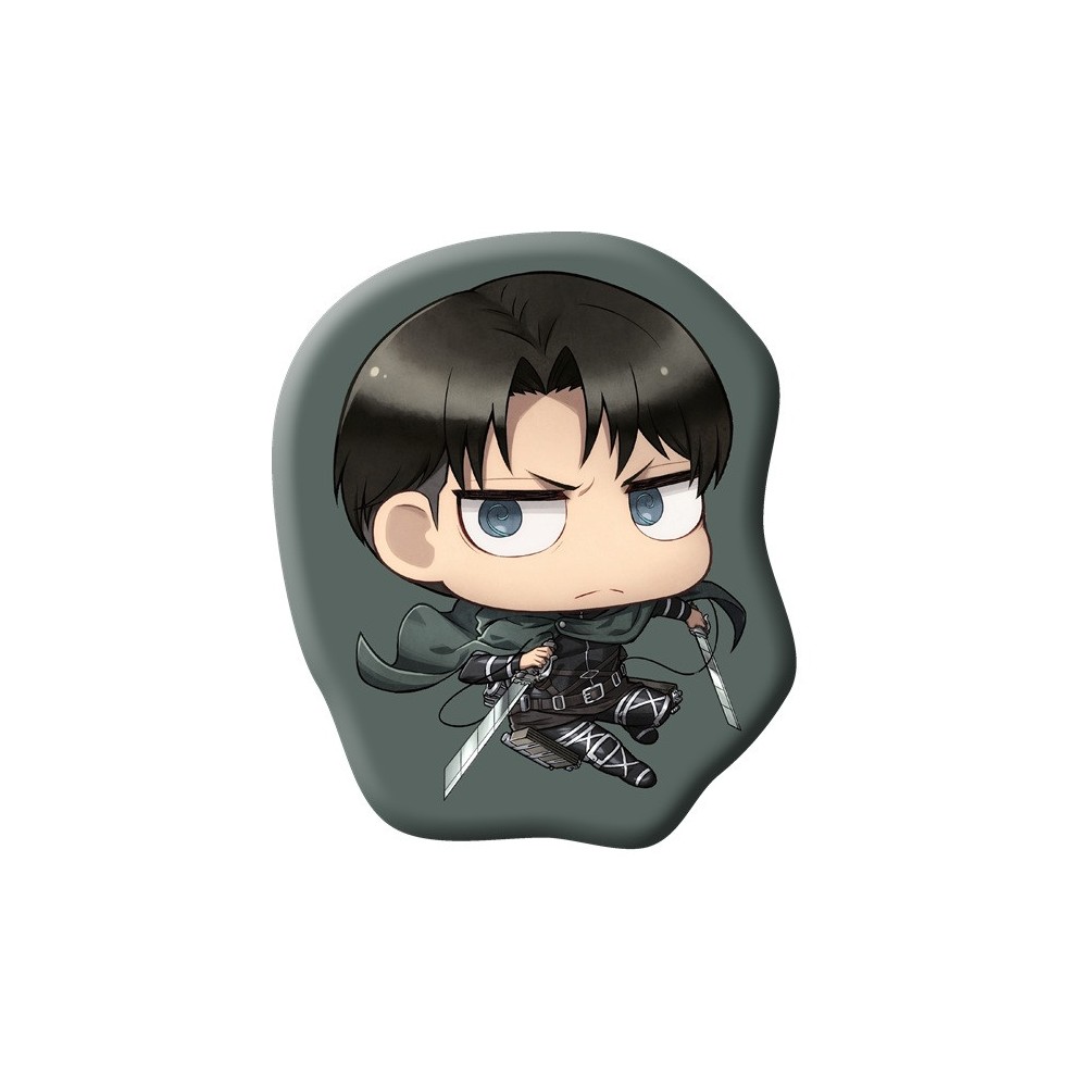 Attack on Titan Levi shape cushion, decorative pillow 40 cm