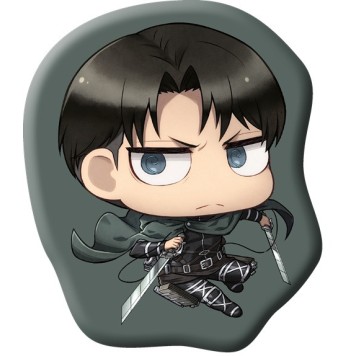 Attack on Titan Levi shape cushion, decorative pillow 40 cm