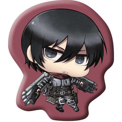 Attack on Titan Mikasa shape cushion, decorative cushion 40 cm