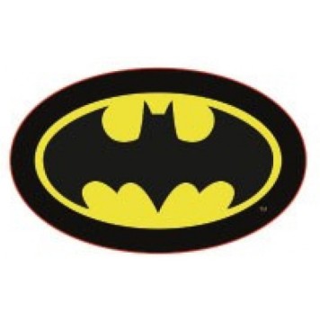 Batman shape pillow, decorative pillow 37x23 cm