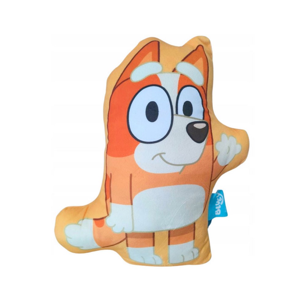 Bluey Bingo shaped cushion, decorative pillow 21x31 cm