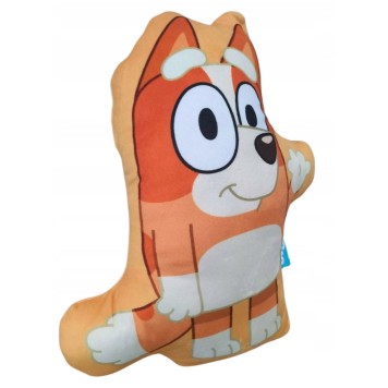 Bluey Bingo shaped cushion, decorative pillow 21x31 cm