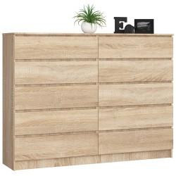 KOMODA K160 10SZ CLP DĄB SONOMA