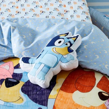 Bluey shape pillow, decorative pillow 21x31 cm