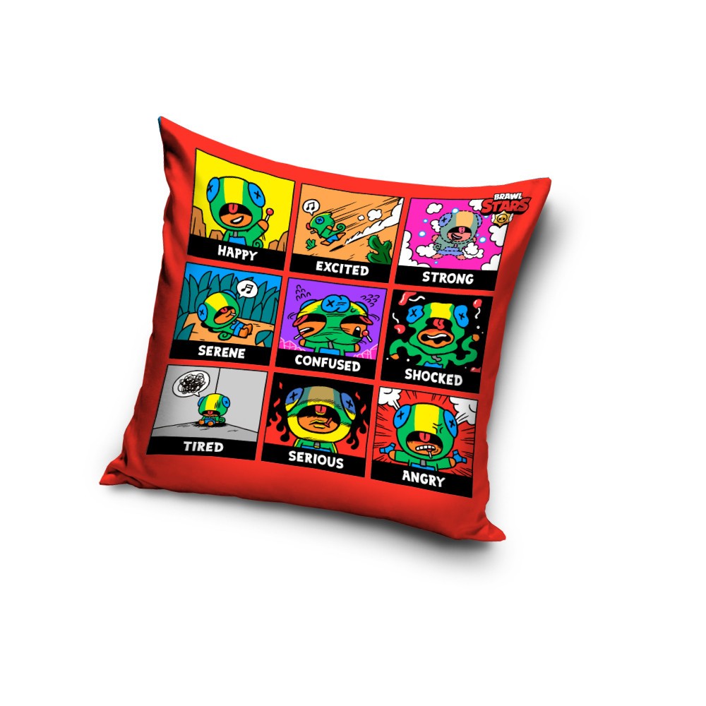 Brawl Stars Feeling decorative pillow 40x40 cm