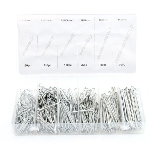 Zawleczki proste 555 szt. KD10508