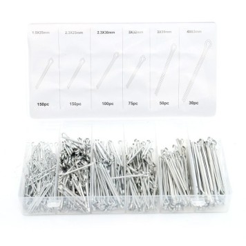 Zawleczki proste 555 szt. KD10508