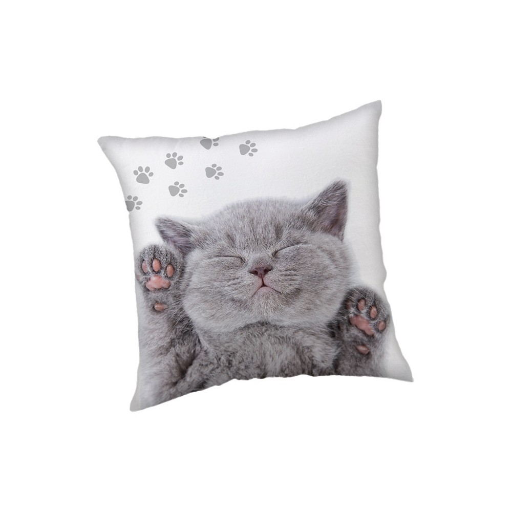 Cat decorative pillow 40x40 cm
