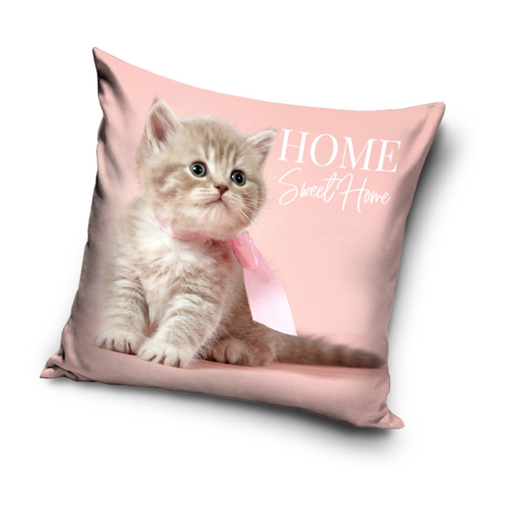 Cat Pink decorative pillow 40x40 cm