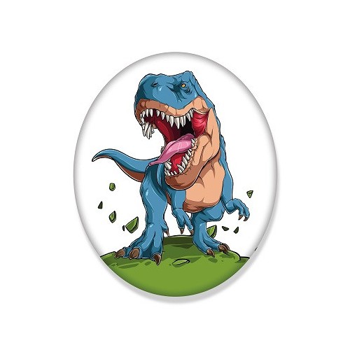 Dinosaur Attack-shaped decorative pillow, 35 cm