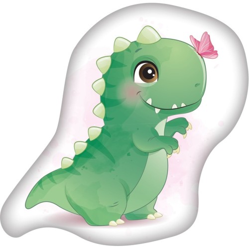 Dinosaur Butterfly decorative pillow