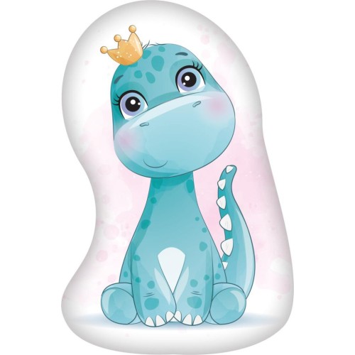 Dinosaur Crown shape pillow, decorative pillow 40x27 cm