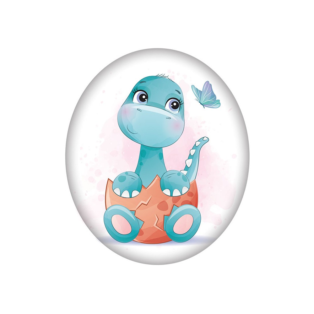 Dinosaur Egg decorative pillow 37x34 cm Velour