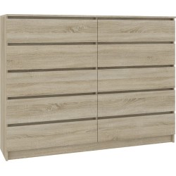KOMODA K160 10SZ CLP DĄB SONOMA