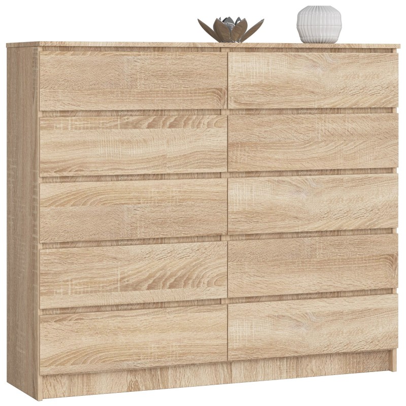 KOMODA K140 10SZ CLP PK DĄB SONOMA KOMODA K140 10SZ CLP PK DĄB SONOMA