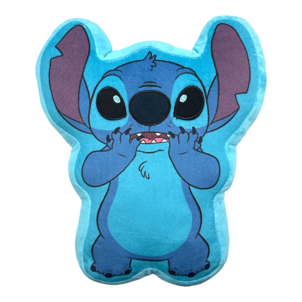 Disney Lilo and Stitch Alien 3D decorative pillow, 30 cm Velvet