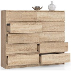 KOMODA K140 10SZ CLP PK DĄB SONOMA