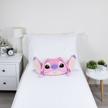 Disney Lilo and Stitch Angel Pink 3D decorative pillow 35 cm