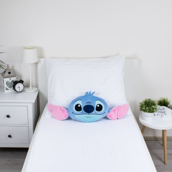 Disney Lilo and Stitch Blue 3D cushion, decorative pillow 35 cm