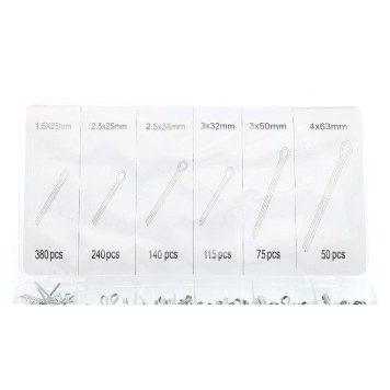 Zawleczki proste 1000 szt. KD10509