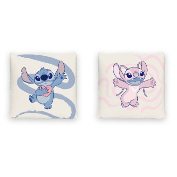 Disney Lilo and Stitch Lovers decorative pillow 40x40 cm