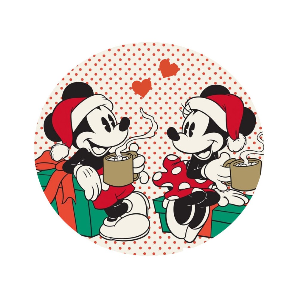 Disney Mickey  Gift Christmas shaped cushion, decorative pillow 31x31 cm