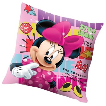 Disney Minnie  LED Light-Up Pillow, Decorative Pillow 40x40 cm