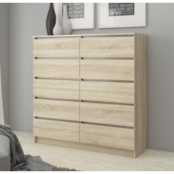 KOMODA K120 10SZ CLP PK DĄB SONOMA