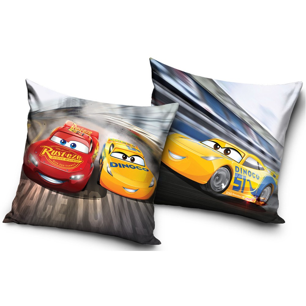 Disney Cars Race Decorative Pillow 40x40 cm