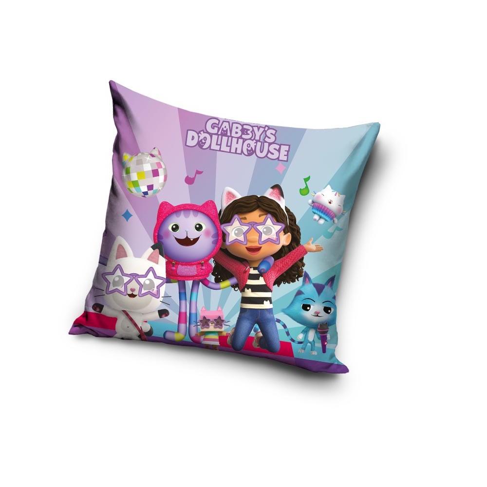 Gabby's Dollhouse Dance decorative pillow 40x40 cm