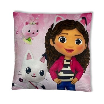 Gabby's Dollhouse Happiness decorative pillow 38x38 cm Velvet