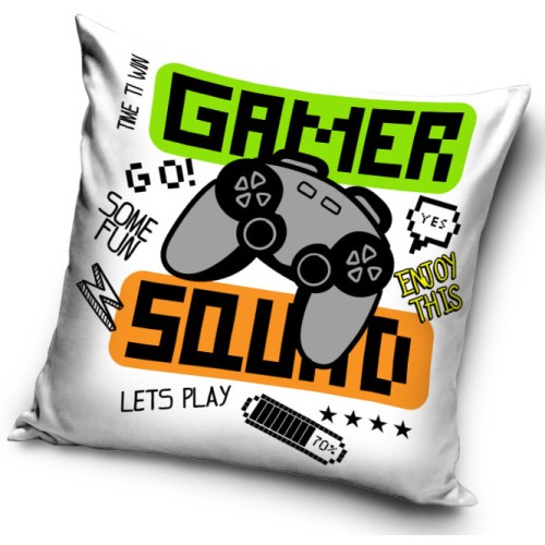 Gamer decorative pillow, 40*40 cm
