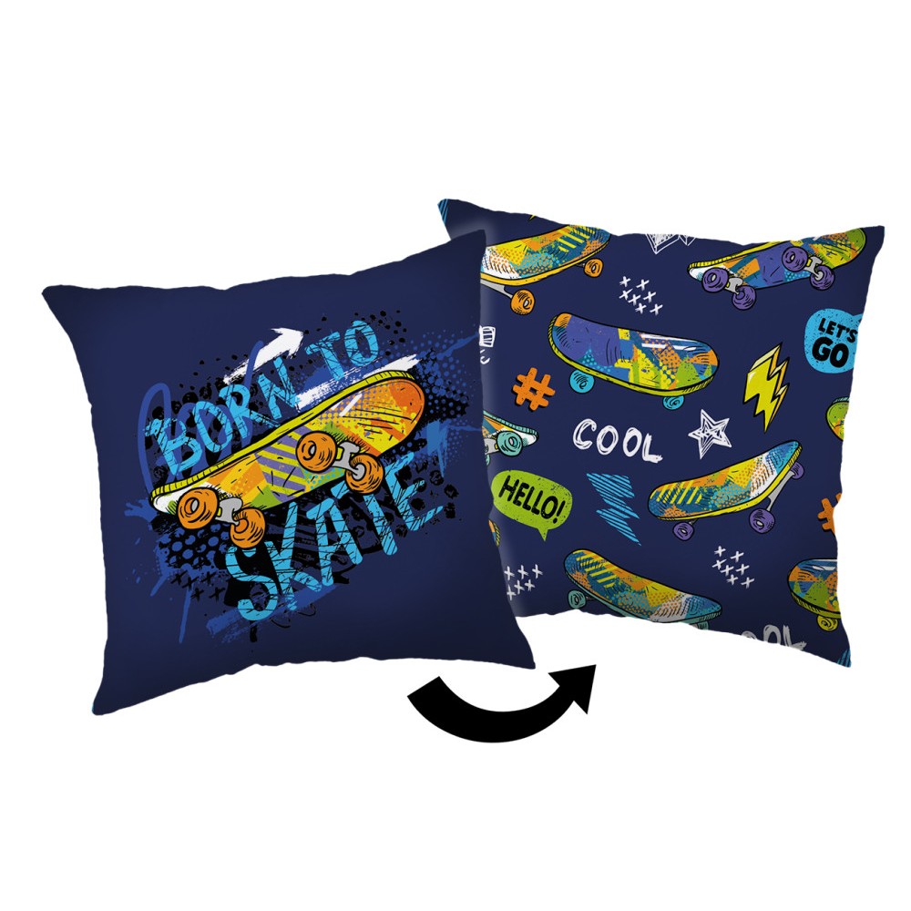 Sport Cool Skateboard decorative pillow, 40x40 cm