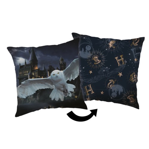 Harry Potter Hogwarts cushion, decorative pillow 40x40 cm