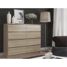KOMODA K140 8SZ CLP PK DĄB SONOMA