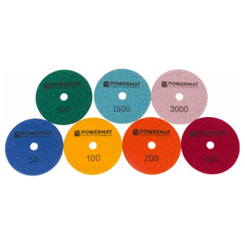 TARCZA DIAMENTOWA ZESTAW DO SZLIFOWANIA GRESU DYSK PM-DPP-100TS