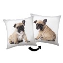 Dog Bulldog decorative pillow 40x40 cm
