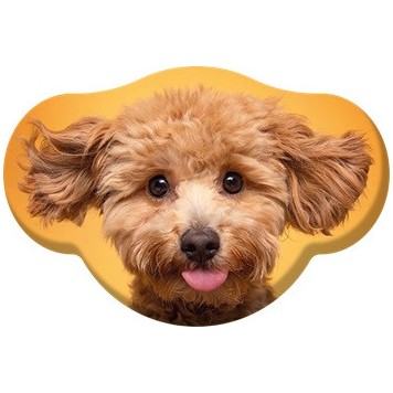 Dog Toy Poodle decorative pillow 28x40 cm Velvet