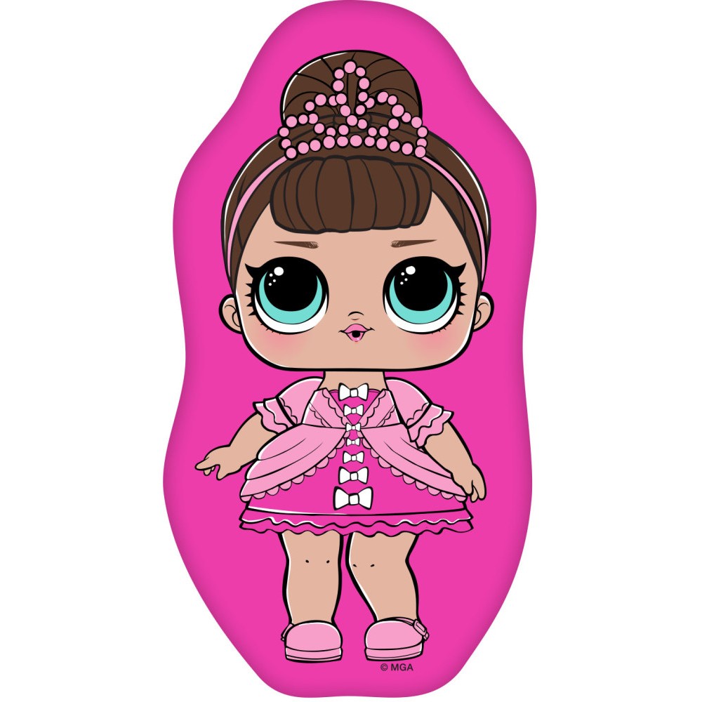 LOL Surprise shaped decorative pillow 19x39 cm