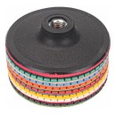 TARCZA DIAMENTOWA ZESTAW DO SZLIFOWANIA GRESU DYSK PM-DPP-100TM