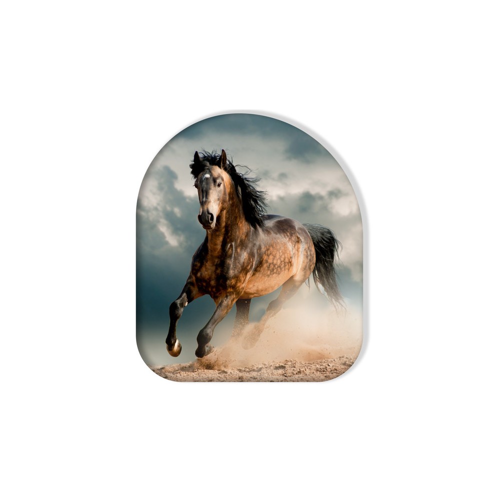 Horses Wild Stallion decorative pillow 37x33 cm