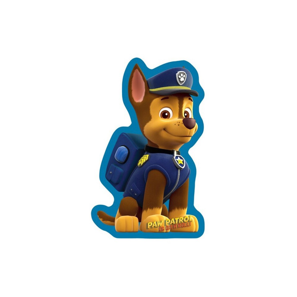 Paw Patrol Chase shaped decorative pillow 32x21cm